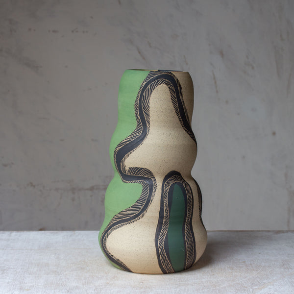 Moss Pathways - XLg Figurative Vase