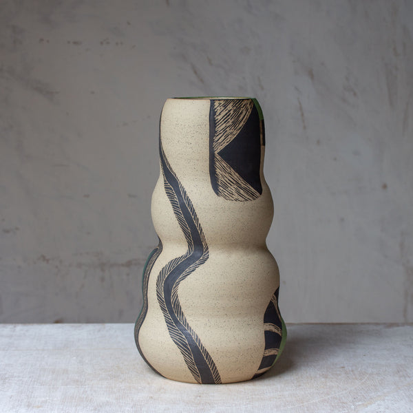 Moss Pathways - XLg Figurative Vase