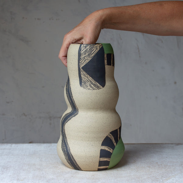 Moss Pathways - XLg Figurative Vase