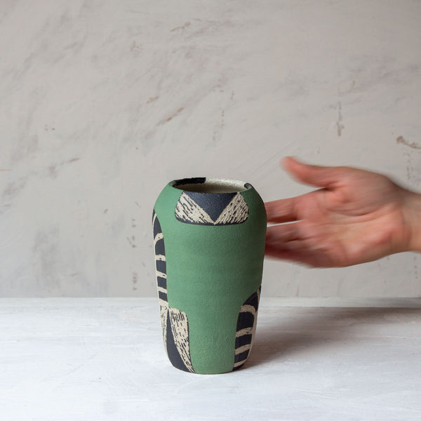 Moss Pathways - Enclosed Vase