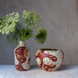 Flaming Fronds - Orb Vase