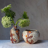 Flaming Fronds - Orb Vase
