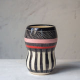 Textured Weave - Med Contored Vase