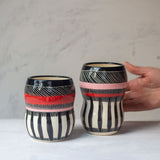 Textured Weave - Sm Contored Vase