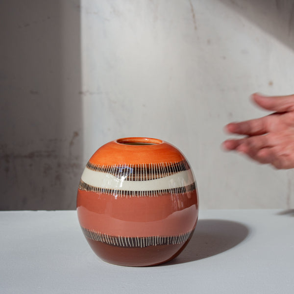 Liquorice All Sorts  - Enclosed Vase