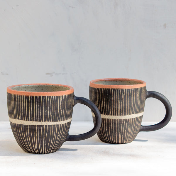 Stripey Road - Rounded Mug