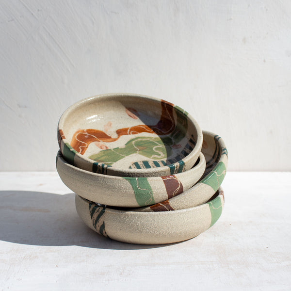 SAMPLE - The Path Fell Away - Small Shallow Bowl