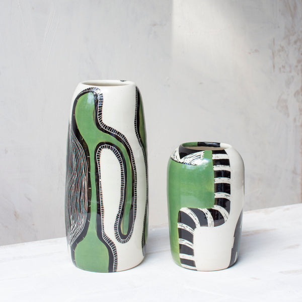 Moss Pathways - Enclosed Vase