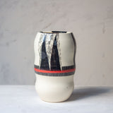 Geo - Med Contored Vase