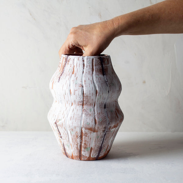 Linear Stitch - Figurative Vase