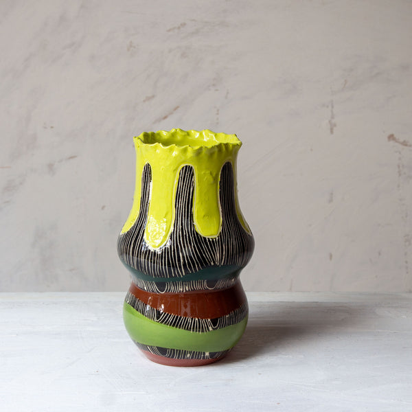 Linear Tracks - Organic Vase