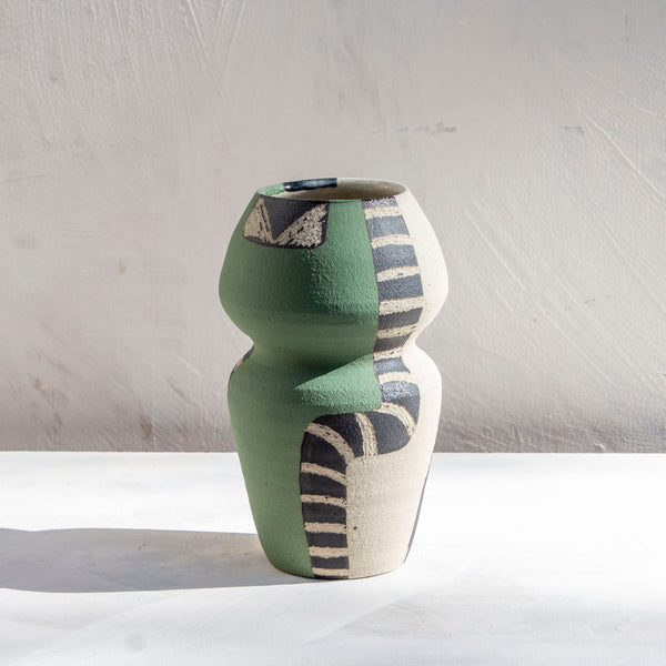 Moss Pathways - Figurative Vase