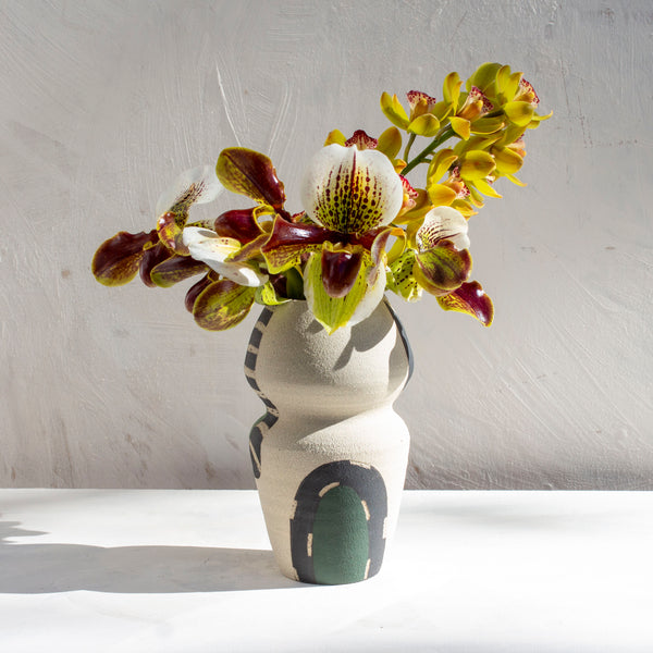 Moss Pathways - Figurative Vase