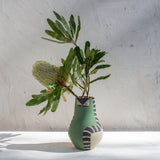 Moss Pathways - Fluted Vase #4