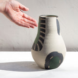 Moss Pathways - Fluted Vase #4