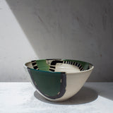 Moss Pathways - Splayed Bowl #2