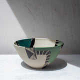 Moss Pathways - Splayed Bowl #2