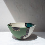 Moss Pathways - Splayed Bowl #2