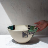 Moss Pathways - Splayed Bowl #2
