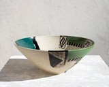 Moss Pathways - Splayed Bowl