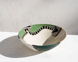 Moss Pathways - Splayed Bowl