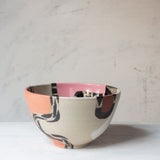 Pink Pathways - Rounded Bowl