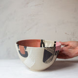 Pink Pathways - Rounded Bowl