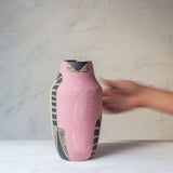 Pink Pathways - Contoured Vase