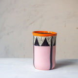 Tri Burst - Cylindrical Vase