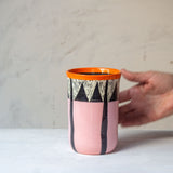 Tri Burst - Cylindrical Vase