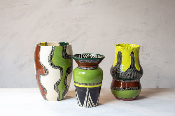 Wandering Paths - Large open Vase