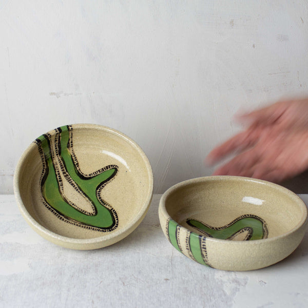 Around the Bend - Small Shallow Bowl