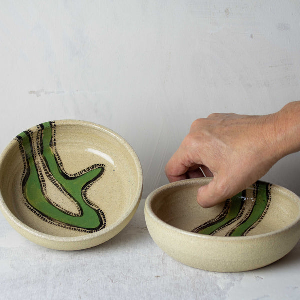 Around the Bend - Small Shallow Bowl