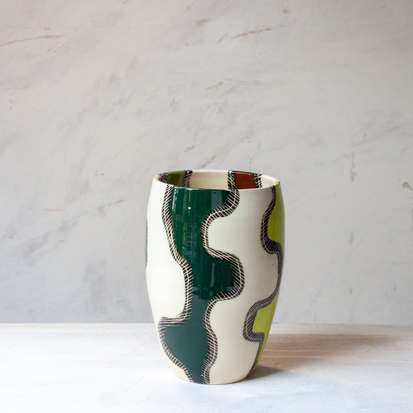 Wandering Paths - Large open Vase