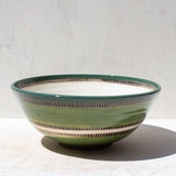 Moss Stitches - Shallow Bowl