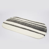 Ceramic Platter  - BW Stripey Road