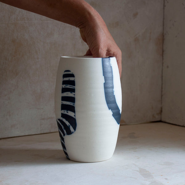 Kink in the Road  - Slender Vase