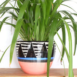 Tri-Burst Orb Vessel - Black, Watermelon & Electric Blue
