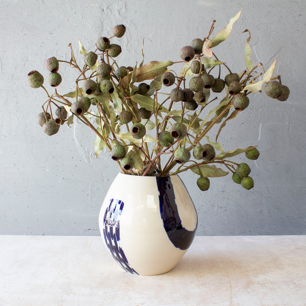 Kink in the Road  - Bulbous Vase