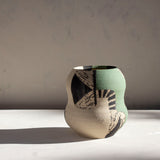 Moss Pathways - Contoured Vase