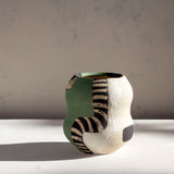 Moss Pathways - Contoured Vase