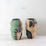 Moss Pathways - Contoured Vase