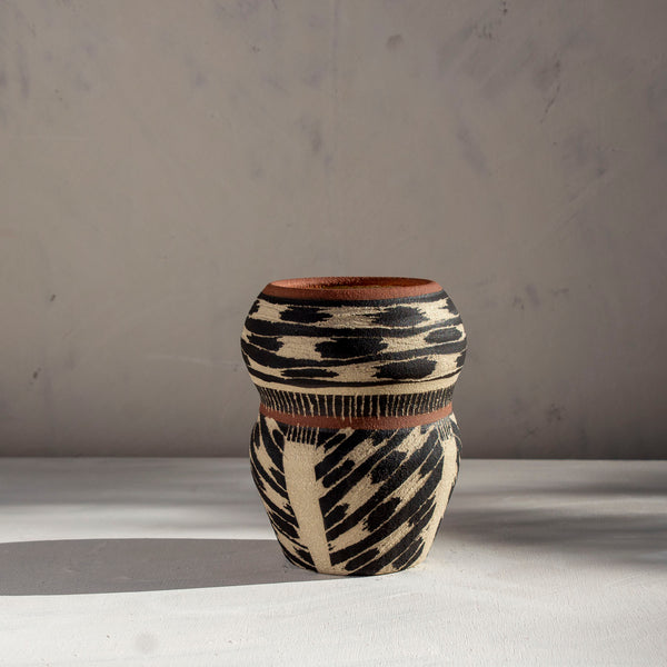 Sienna Tracks - Contoured Vase
