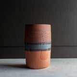 Burnt Earth - Cylindrical Vase