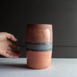 Burnt Earth - Cylindrical Vase
