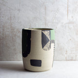 Moss Pathways - Cylindrical Vase // Planter