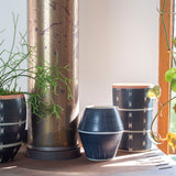 Textured Vertical Tracks -  Cylindrical Vase