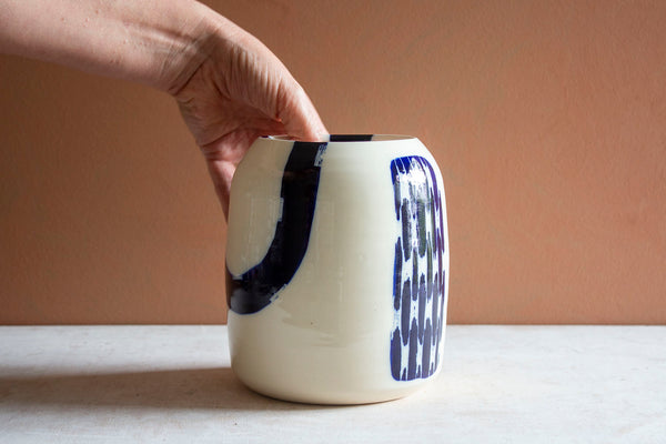 Kink in the Road  - Enclosed Vase