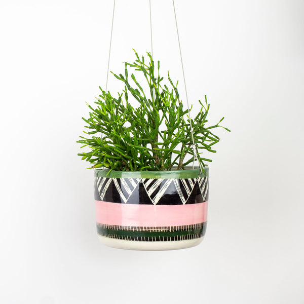 Tri Burst - Lg Hanging Planter
