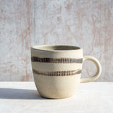 Two Stripes - Speckled Mug